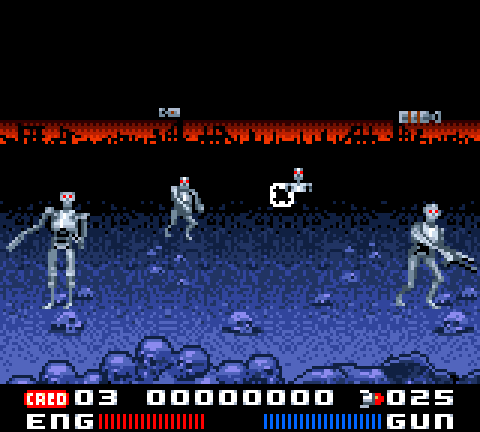 T2 - The Arcade Game - Game Gear game screenshot (1993) by Acclaim